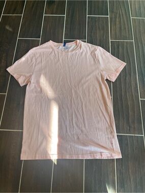 Divided H&M Light Pink Men's Crew Neck T‑Shirt